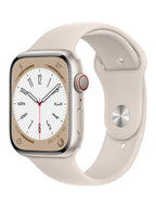 Apple Watch Series 8 45mm Starlight Aluminium Case Starlight Sport Band GPS + Cellular Smartwatch (Copy) Apple