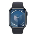 Apple Watch Series 9 45mm GPS Midnight Aluminium Case w/ Midnight Sport Band - Acceptable - Refurbished (AU Version) Apple
