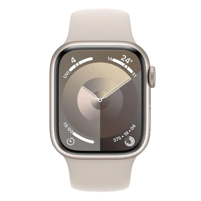 Apple Watch Series 9 45mm Starlight Aluminium Case GPS + Cellular (M/L)