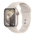 Apple Watch Series 9 41mm GPS + Cellular Starlight Aluminum Case with Starlight Sport Band (S/M) Apple
