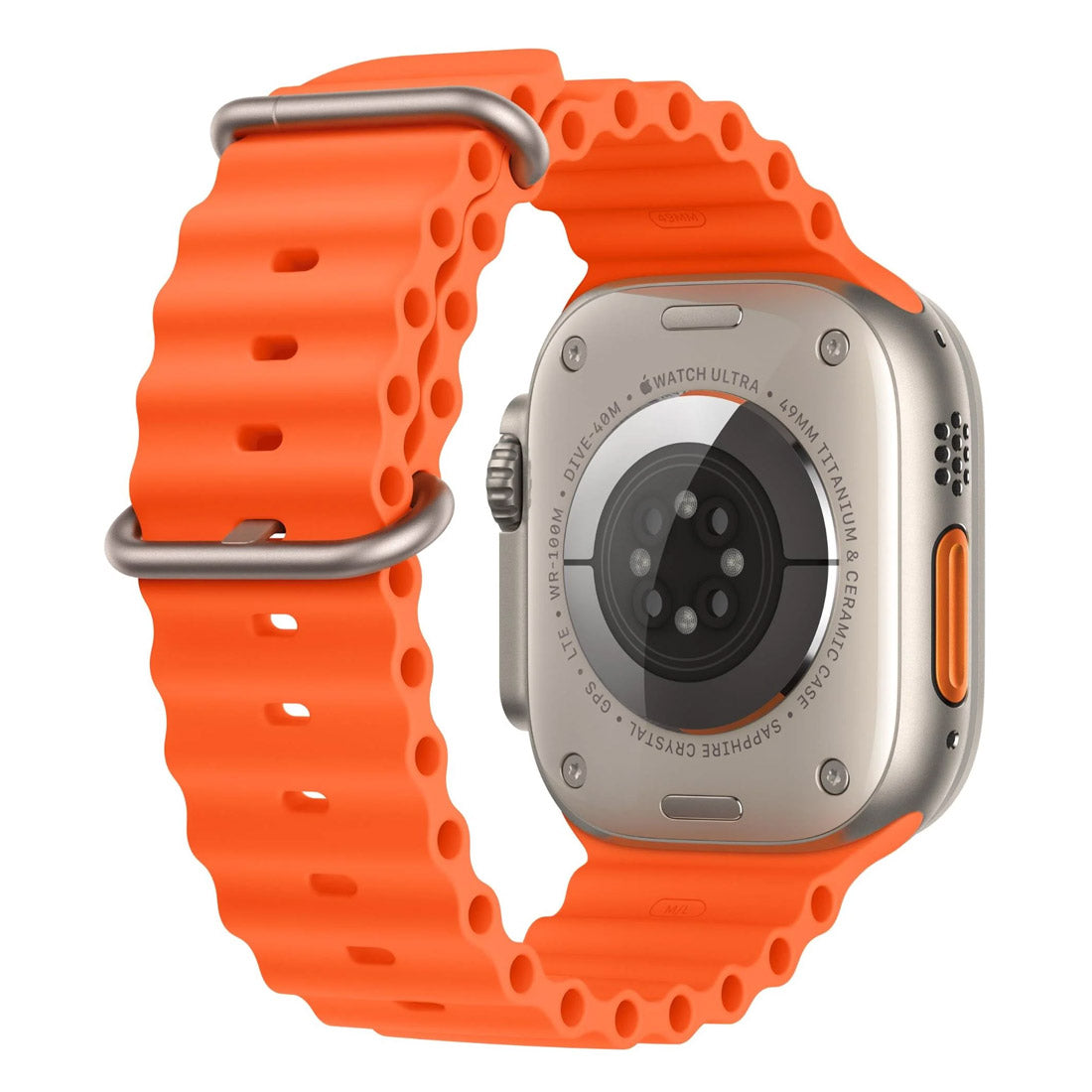 Apple Watch Ultra 2 49mm Titanium Case GPS + Cellular Orange Ocean Band - Open Never Used (AU Version) APPLE