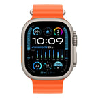 Apple Watch Ultra 2 49mm Titanium Case GPS + Cellular Orange Ocean Band - Open Never Used (AU Version) APPLE