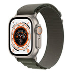 Apple Watch Ultra 49mm Titanium Case GPS + Cellular with Green Alpine Loop Apple