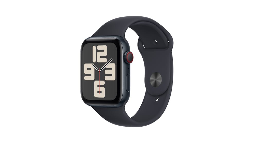 Apple Watch SE (2nd Gen) 44mm Midnight Aluminium Case with Midnight Sport Band M/L - GPS + Cellular ( Refurbished Grade - A ) Apple