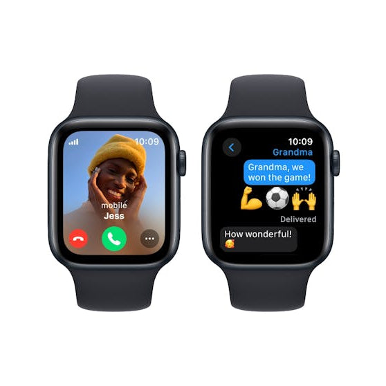 Apple Watch SE 44mm Midnight Aluminium Case with Midnight Sport Band M/L - GPS + Cellular