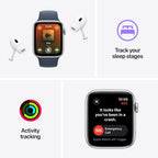 Apple Watch SE 44mm Midnight Aluminium Case with Midnight Sport Band M/L - GPS + Cellular
