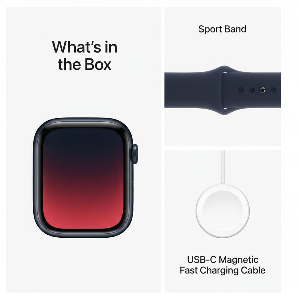 Apple Watch Series 9 41MM GPS + Cellular - Aluminum Case Midnight (Copy) Apple