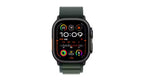 Apple Watch Ultra 2 GPS + Cellular 49mm Black Titanium Case with Dark Green Alpine Loop - Medium - AU Version Apple