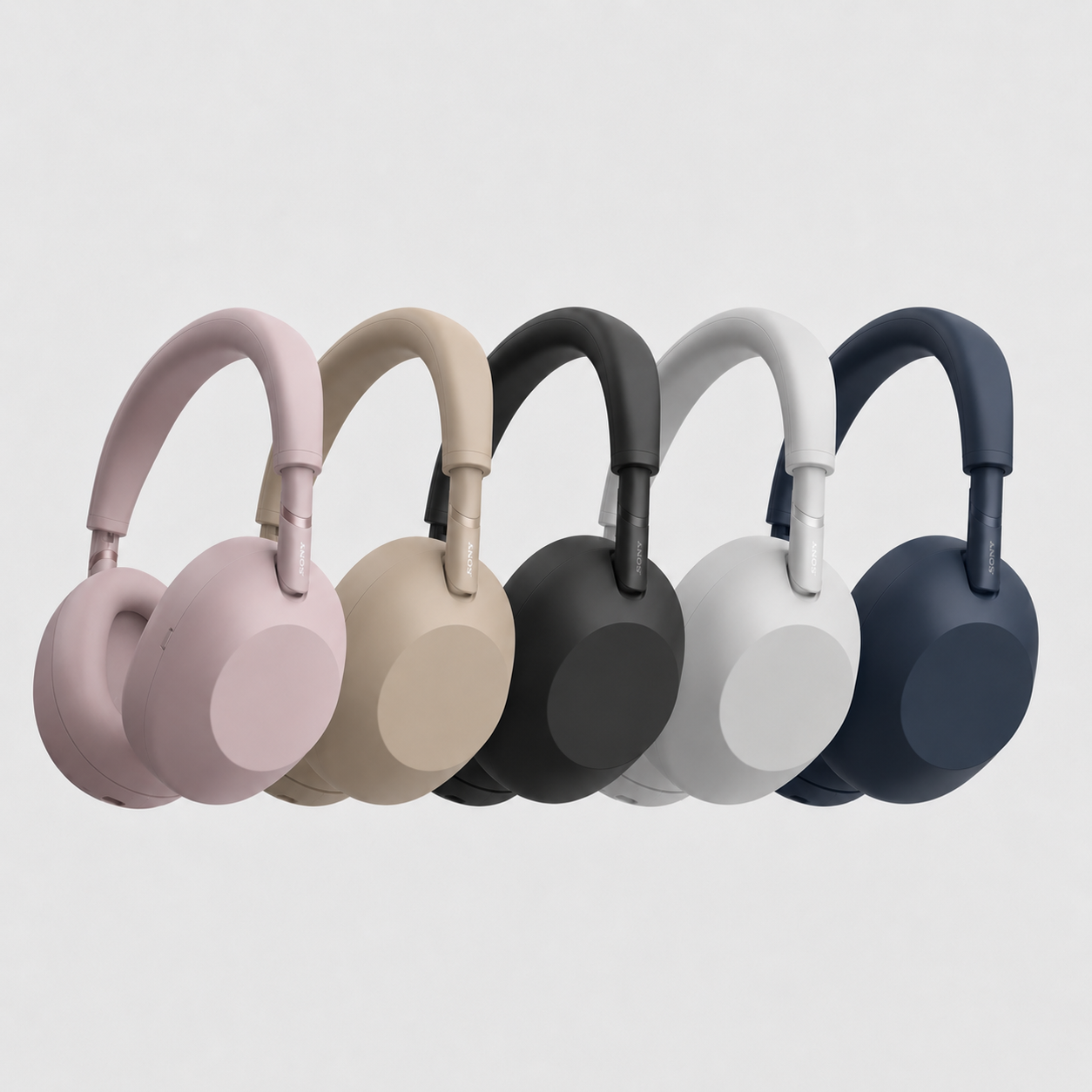 Sony WH-1000XM6 Premium Noise Cancelling Over-Ear Headphones - Black, Platinum Silver, Sand Stone ,Sand Pink, Blue