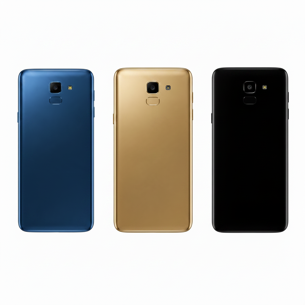Samsung Galaxy J6 - 32GB, 64GB - Black, Blue, Gold - Good - Refurbished Samsung