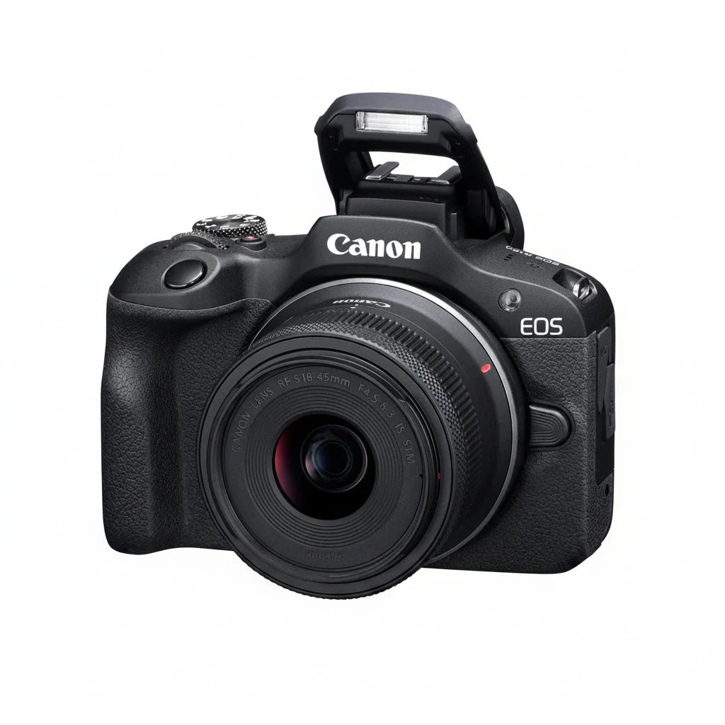 Canon EOS R100 Mirrorless Camera with RF-S 18-45mm F4.5-6.3 IS STM Lens - Pristine - Refurbished Canon