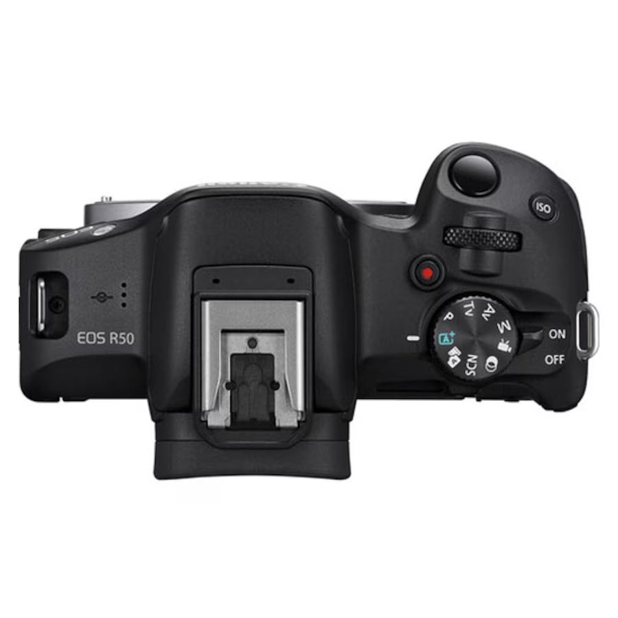 Canon EOS R50 with RF-S 18-45mm Kit Lens – 24.2MP Mirrorless Camera