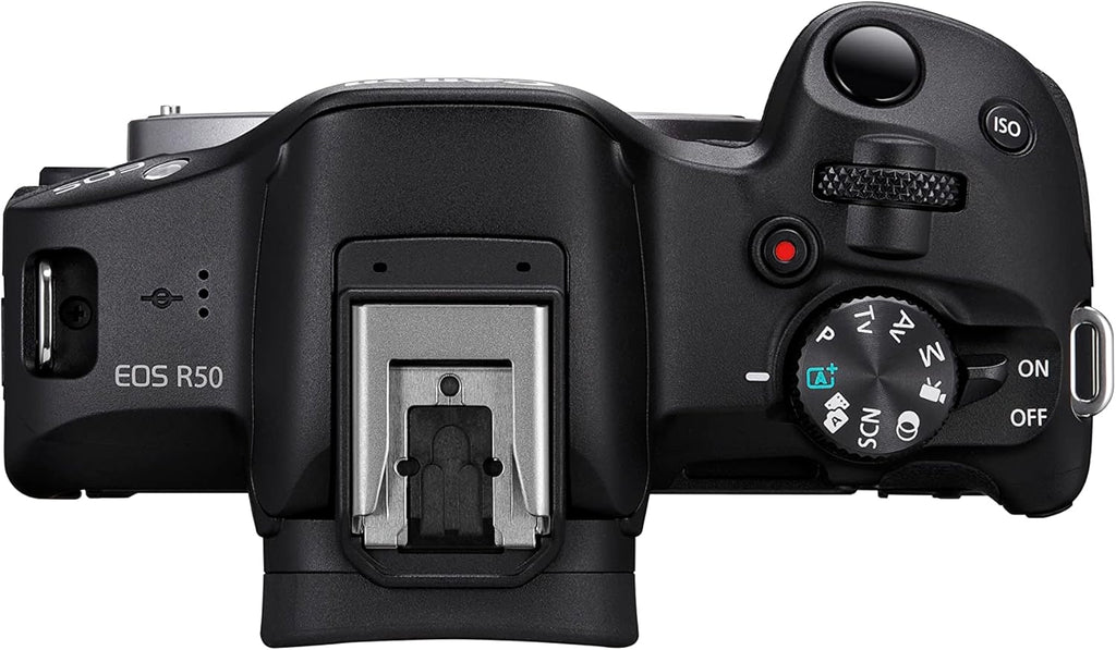 Canon EOS R50 Kit with RF 18-45mm Lens (Black) Canon