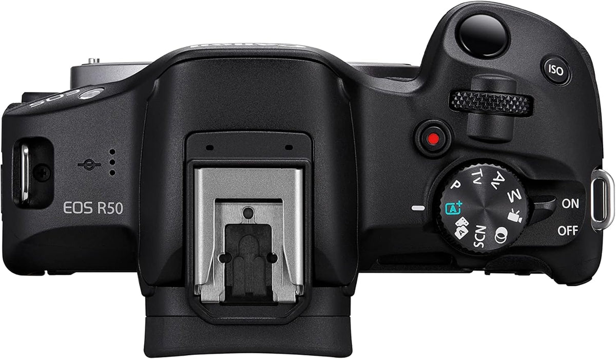 Canon EOS R50 Kit with RF 18-45mm Lens (Black) Canon