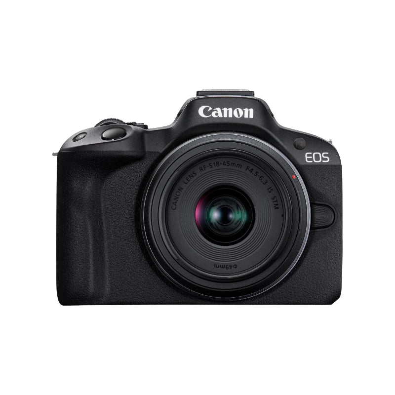 Canon EOS R50 Mirrorless Camera Kit (Black) with RF-S 18-45mm & RF-S 55-210mm Lens Bundle canon