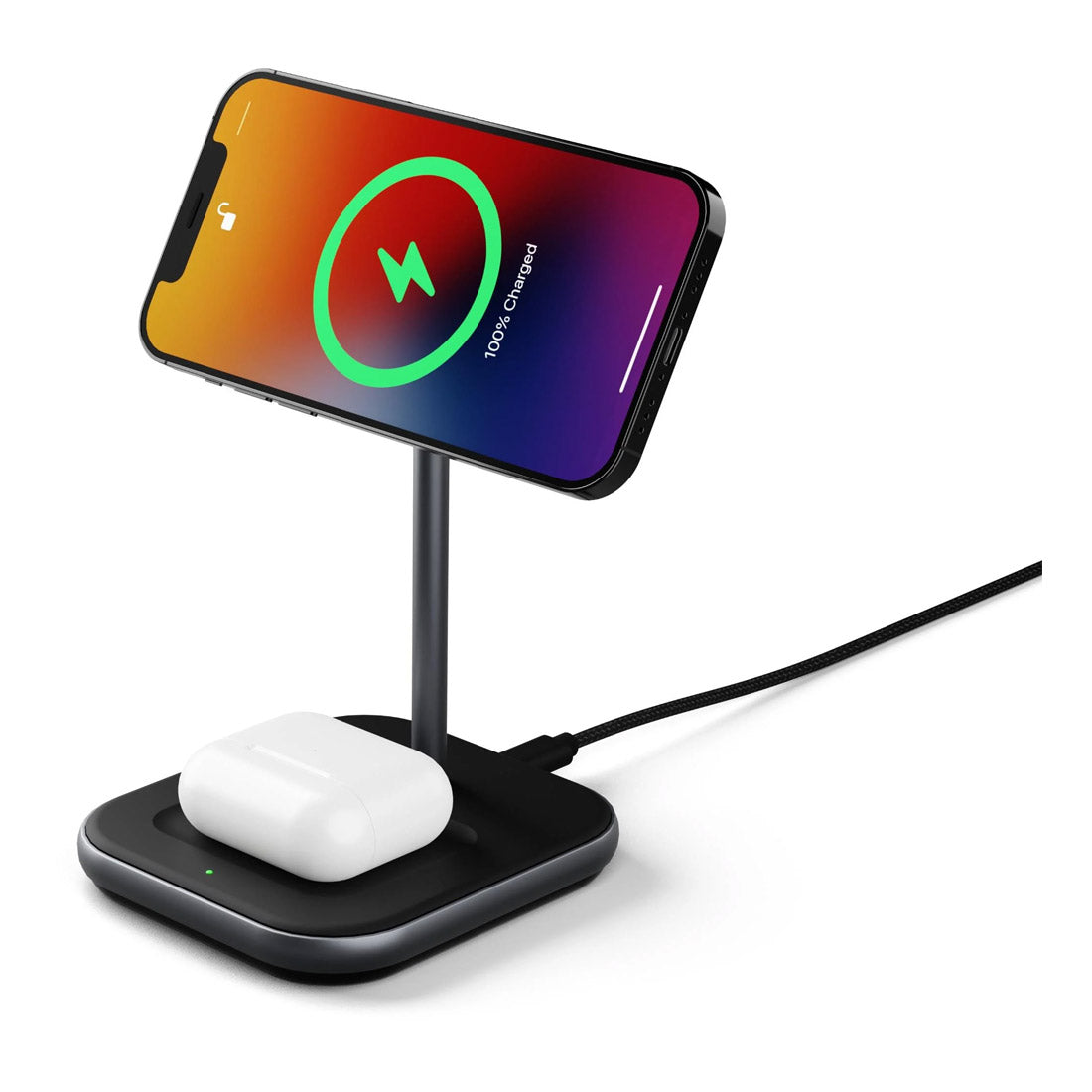 Cygnett 2-in-1 Magnetic Wireless Charger - Black - Pristine - Refurbished (Copy) Cygnett