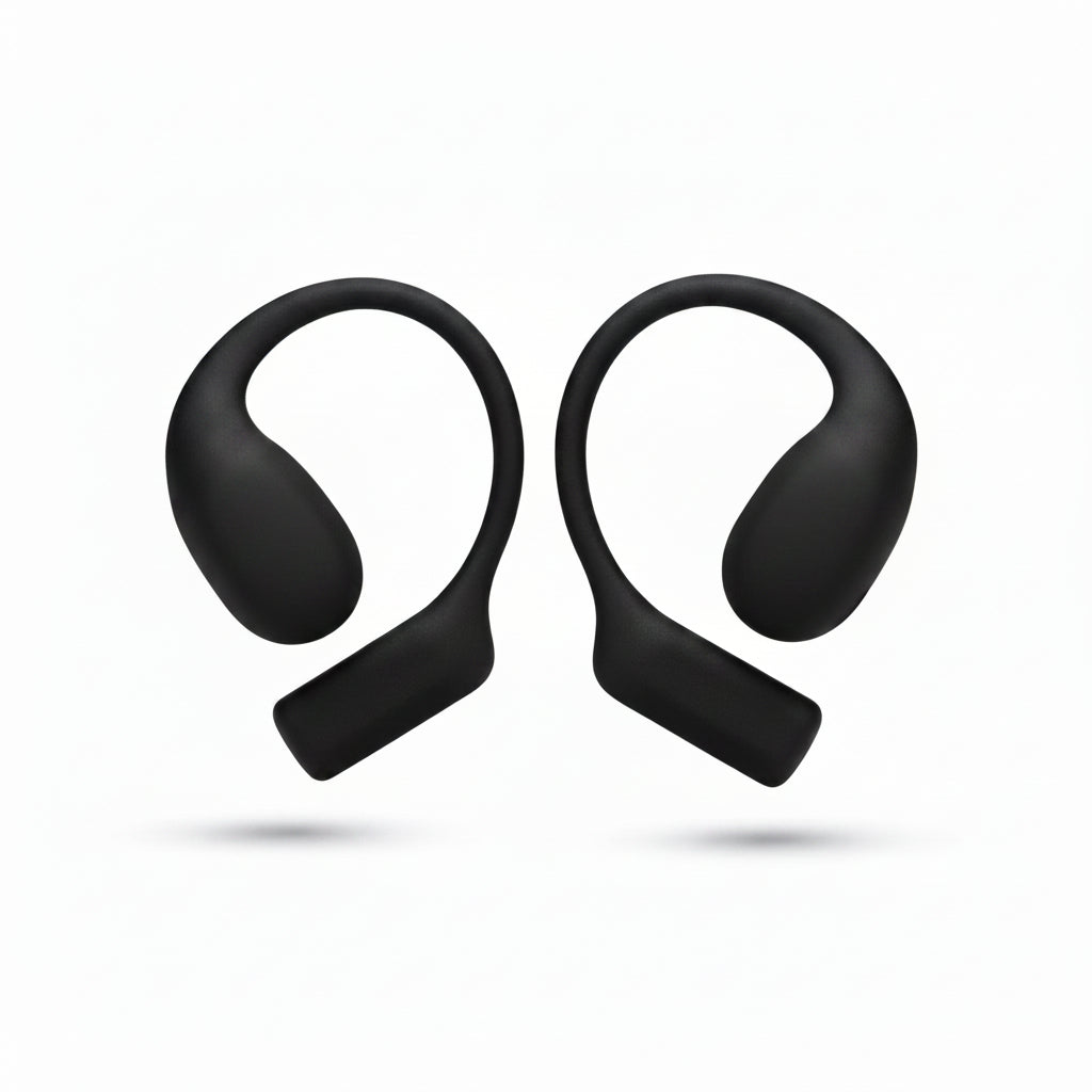 BlueAnt OpenX Open Wireless Earbuds - Black - Open-Ear Bluetooth Earbuds - Pristine - Refurbished BlueAnt