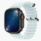 Apple Watch Ultra 2 49mm GPS + Cellular Titanium Smartwatch – Natural Titanium & Black Titanium with Black, White, Orange, Yellow, Blue Ocean Bands with 80% Battery - Pristine - Refurbished
