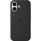 Apple iPhone 16 Silicone Case with Mag Safe - Black