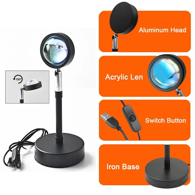 Sunset Light App Control RGB Floor Atmosphere Ambient Light Tristar