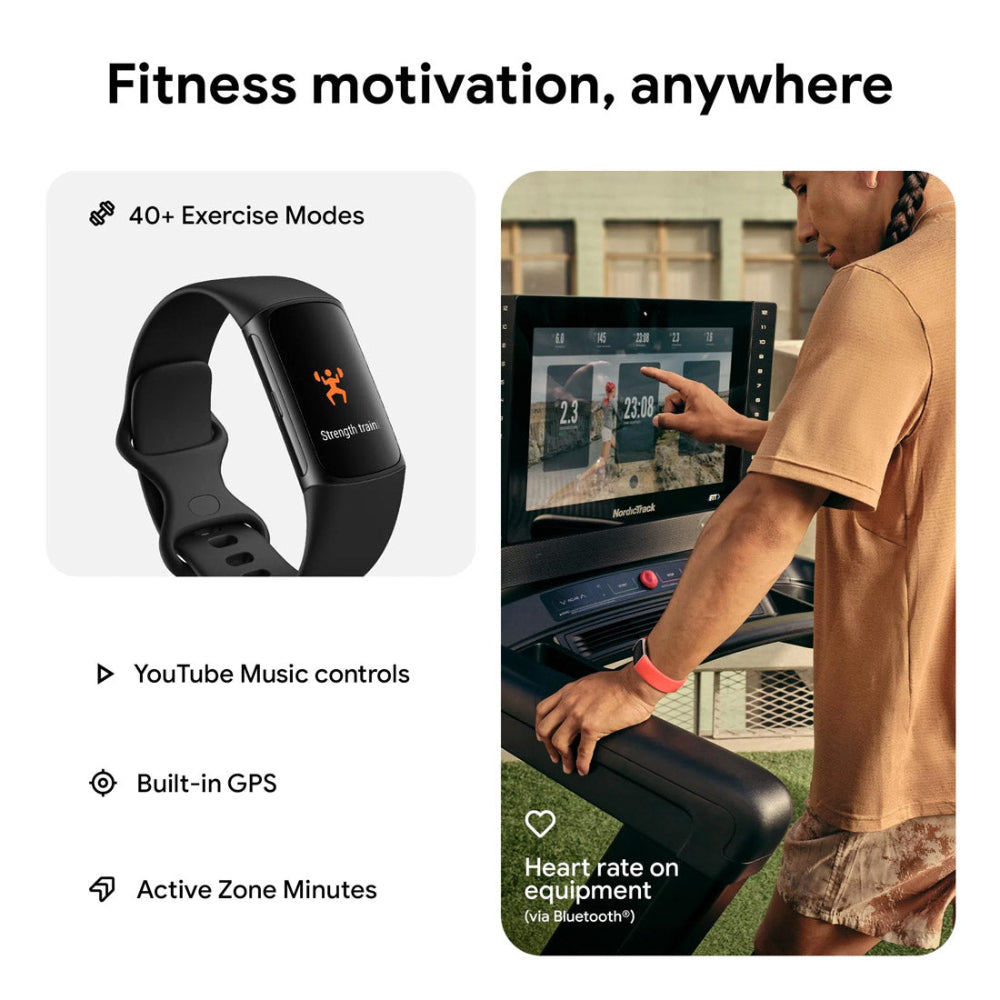 Fitbit Charge 6 Fitness Tracker - Black Fitbit