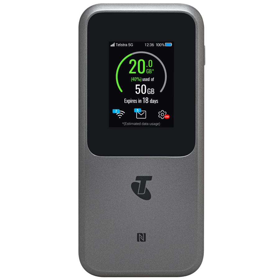 Telstra 5G Hotspot Grey 2024 (AU Version) - Refurbished