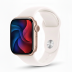 Apple Watch Series 11 42mm Rose Gold Aluminium Case Blush Band (S) GPS + Cellular 64GB Smartwatch Telstra