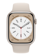 Apple Watch Series 8 45mm Starlight Aluminium Case Starlight Sport Band GPS + Cellular Smartwatch (Copy) Apple