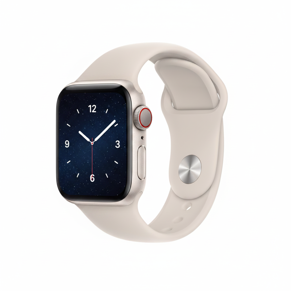 Apple Watch SE 1st Gen 40mm Cellular Starlight GPS + Cellular Smartwatch - Good - Refurbished Apple