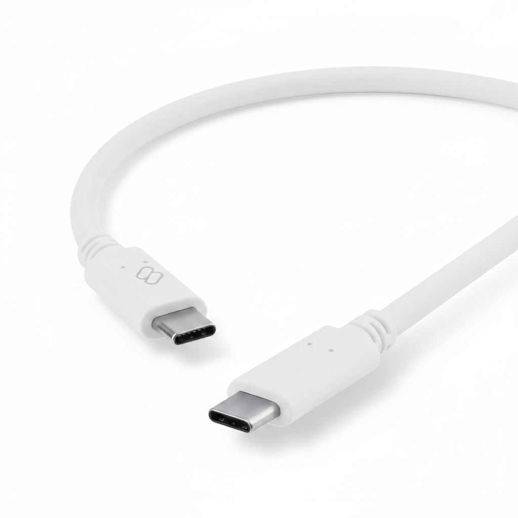 Sprout USB-C to USB-C Cable White - Fast Charging, Data Sync Cable - Excellent - Refurbished (Copy) Sprout