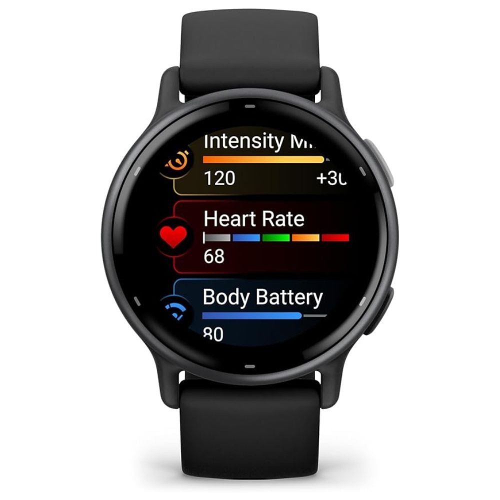 Garmin vívoactive 5, Health and Fitness GPS Smartwatch, AMOLED Display, Up to 11 Days of Battery, Black