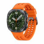 Samsung Galaxy Watch Ultra2 47mm LTE - Titanium Silver ,Titanium Grey - Multiple Band Options - Titanium Silver / Marine Band - Orange