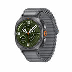Samsung Galaxy Watch Ultra2 47mm LTE - Titanium Silver ,Titanium Grey - Multiple Band Options - Titanium Silver / Trail Band - Grey