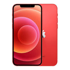 Refurbished iPhone 12 128 GB – angled front/back split image, good finish