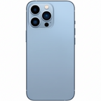 Blue iPhone 13 Pro Max 128GB refurbished – full device front and back visible