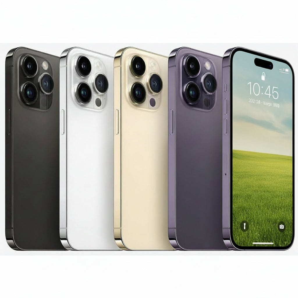 Apple iPhone 14 Pro Max - 128GB, 256GB, 512GB, 1TB - Space Black, Silver, Gold & Deep Purple - 100% battery - Pristine - Refurbished