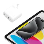 Cygnett PowerPlus 45W Multi-Port Wall Charger – White - Pristine Refurbished - (Au Version) Cygnett