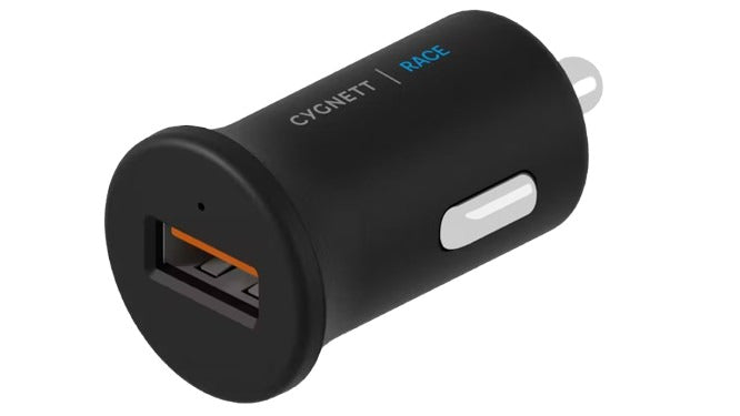 Cygnett Race 10W Wireless Vent Car Charger + QC 3.0 Car Charger Cygnett