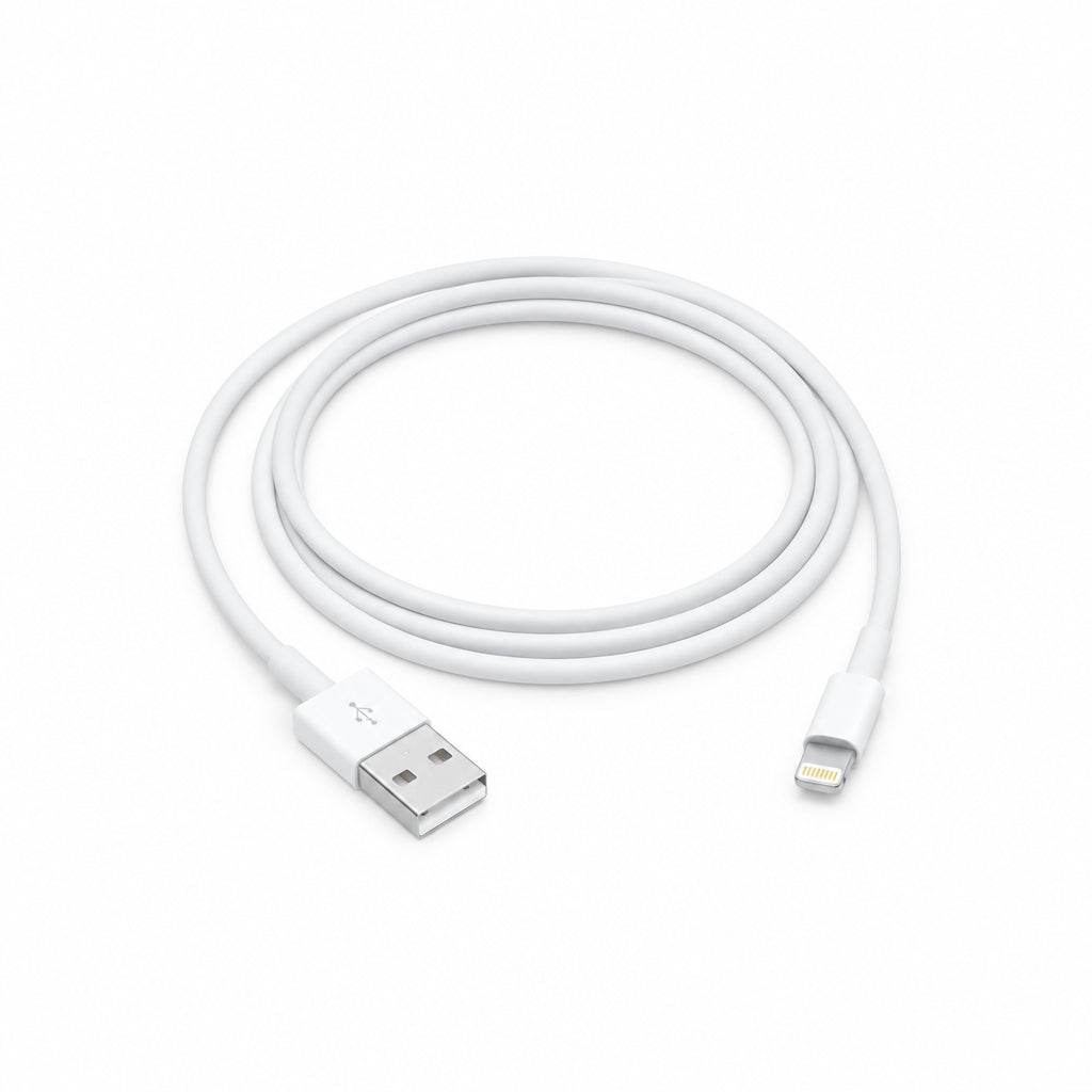 Telstra USB-A to Lightning Cable 1m White - Charging & Data Cable - Excellent - Refurbished Telstra
