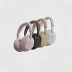 Sony WH-1000XM6 Premium Noise Cancelling Over-Ear Headphones - Black, Platinum Silver, Sand Stone ,Sand  Pink