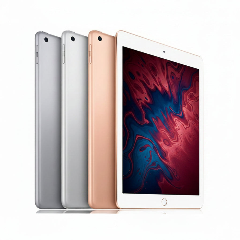 Apple iPad 6th Generation 9.7 Inch Wi-Fi + Cellular - 32GB, 128GB - Silver, Gold, Space Gray - Acceptable - Refurbished (Copy) Apple