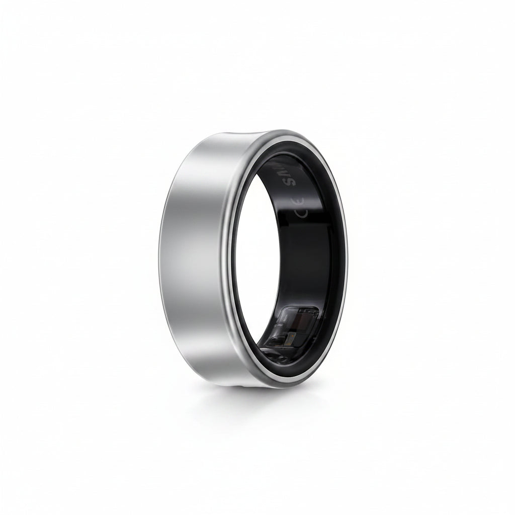 Samsung Galaxy Ring Size 9 - Silver Titanium Smart Ring - Pristine - Refurbished