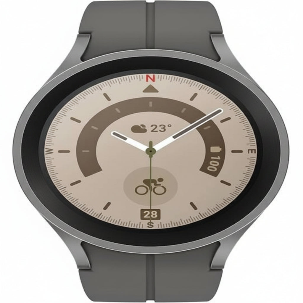 Samsung Galaxy Watch5 Pro (LTE) 45mm - Black Titanium, Gray Titanium - Pristine - Refurbished Samsung