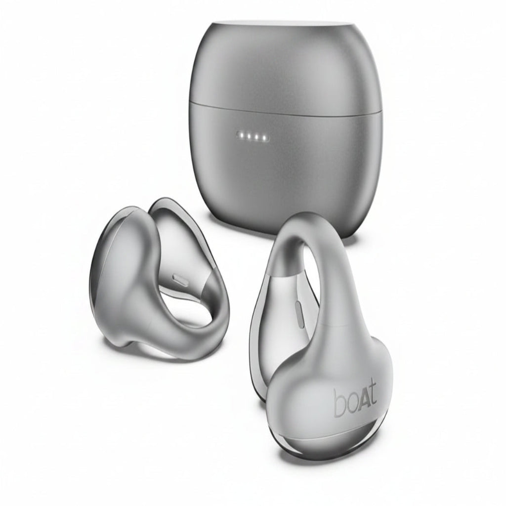 boAt Airdopes Loop Wireless Earbuds - Cool Grey, Lavender Mist, and Pearl White boAt