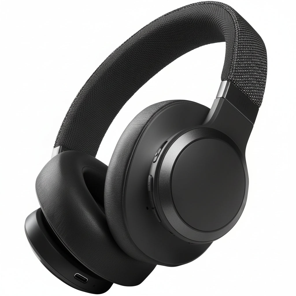 JBL Live 460NC Wireless Headphones - Adaptive Noise Cancelling - Black - Pristine - Refurbished JBL