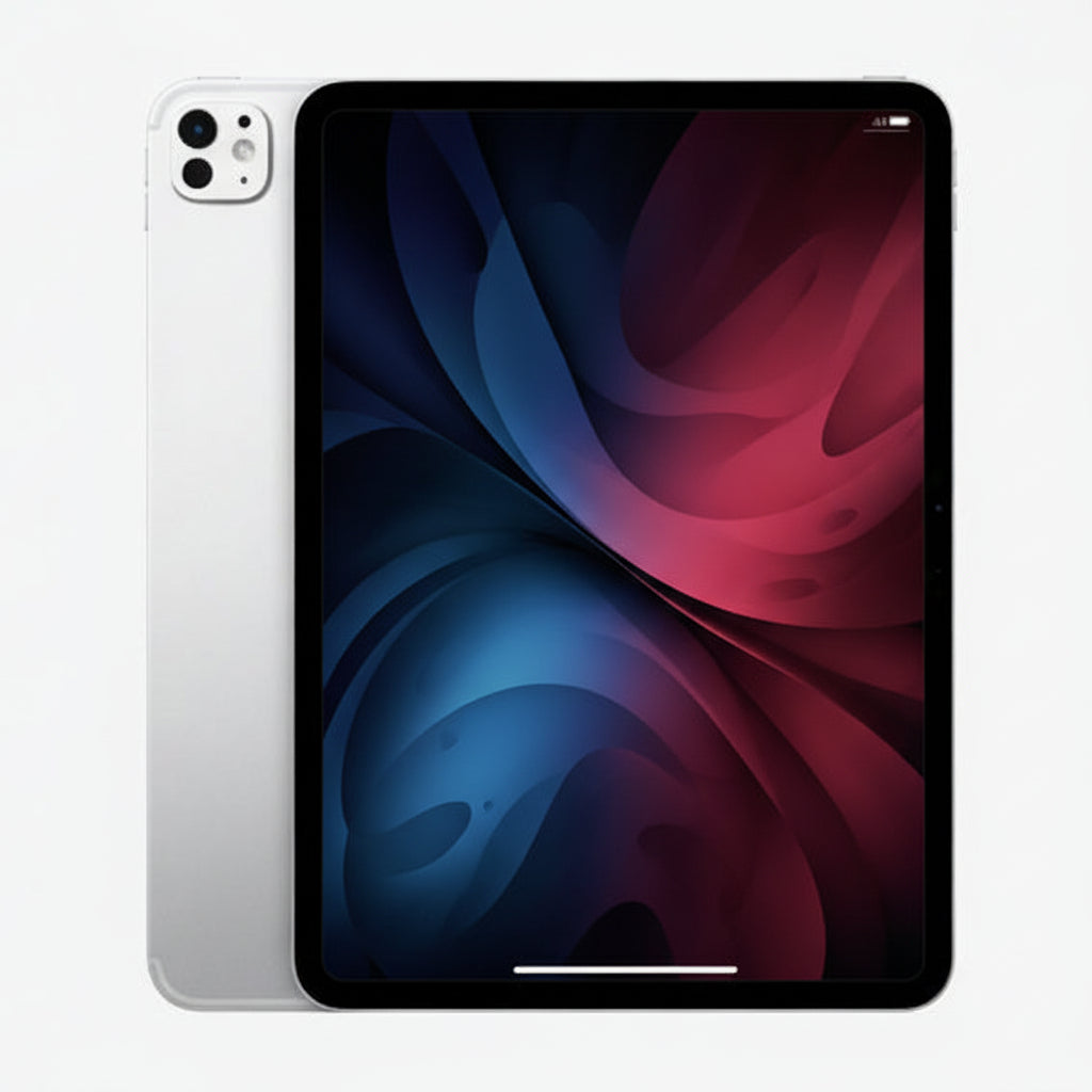 Apple iPad Pro 11-inch (M5, 2025) 256GB Wi-Fi + Cellular Standard Glass (A3358) Unlocked - Silver Apple