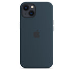 iPhone 13 silicone case MagSafe blue