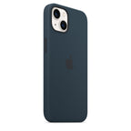 iPhone 13 silicone case MagSafe blue