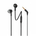 JBL Tune 205 Wired Earphones - Black, Gold, Rose Gold, Silver - Black