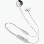 JBL Tune 205 Wired Earphones - Black, Gold, Rose Gold, Silver - Silver